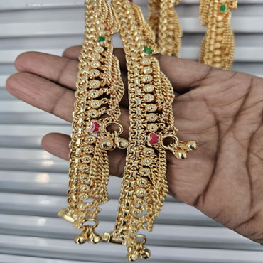 Light Weight To Heavy Design Anklets_4