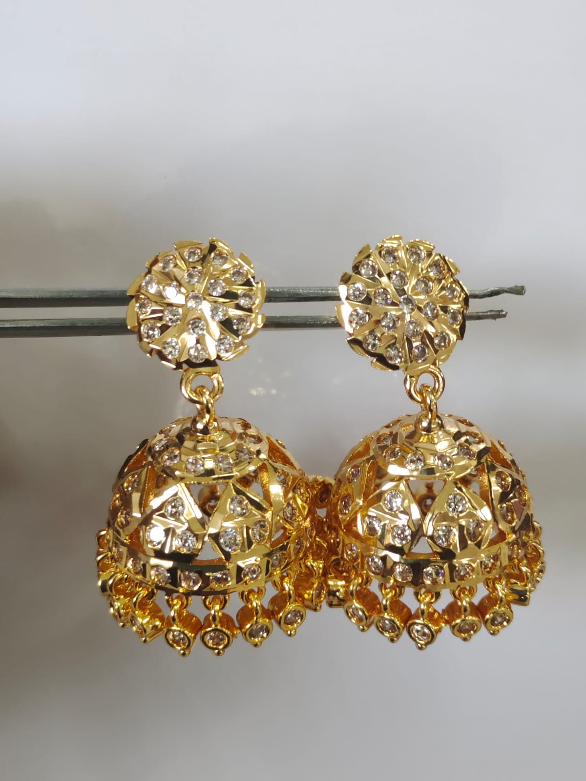 Panchaloha Impon Handmade Ruby  Jumki_39