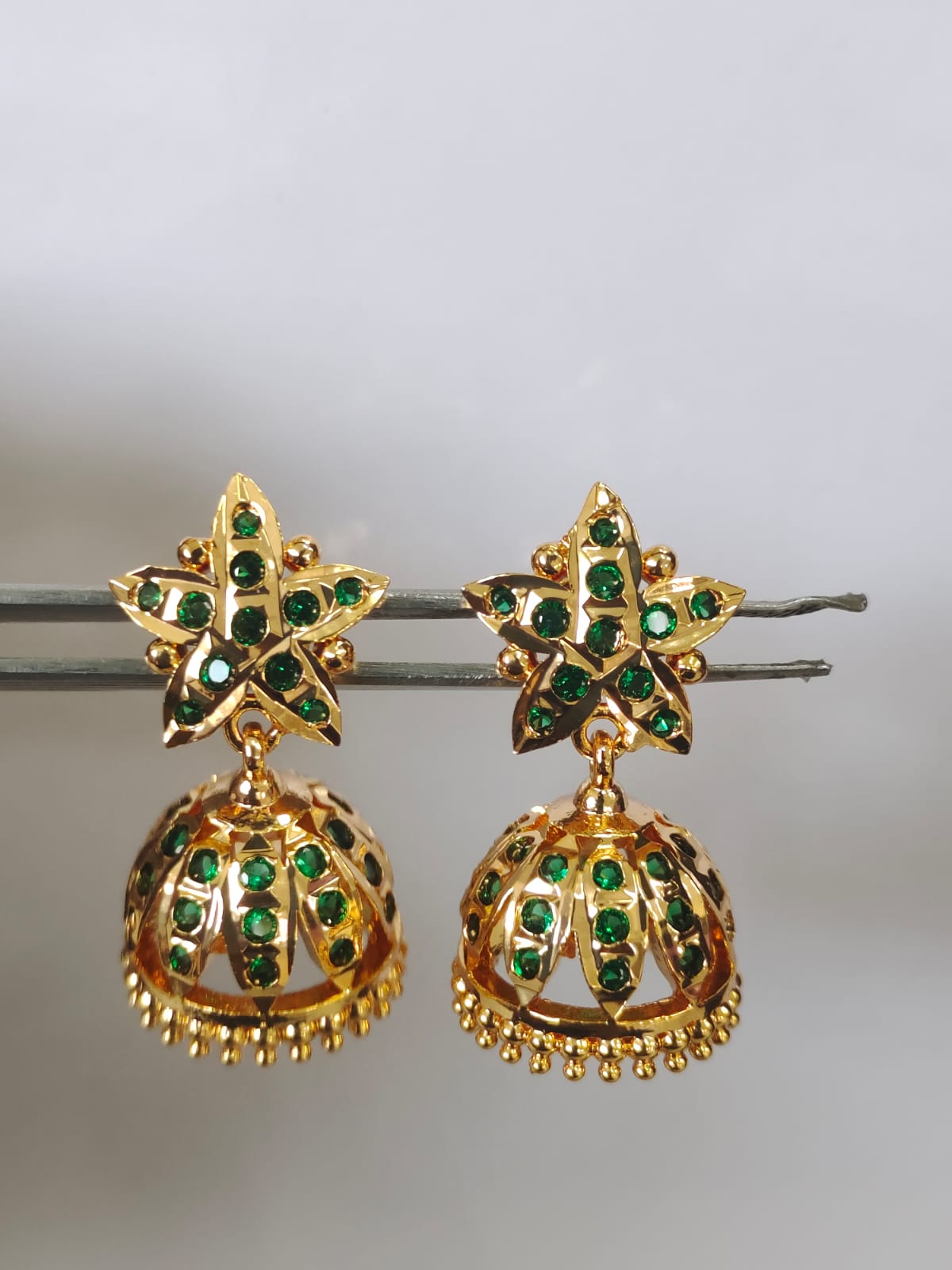 Panchaloha Impon Handmade Ruby  Jumki_25