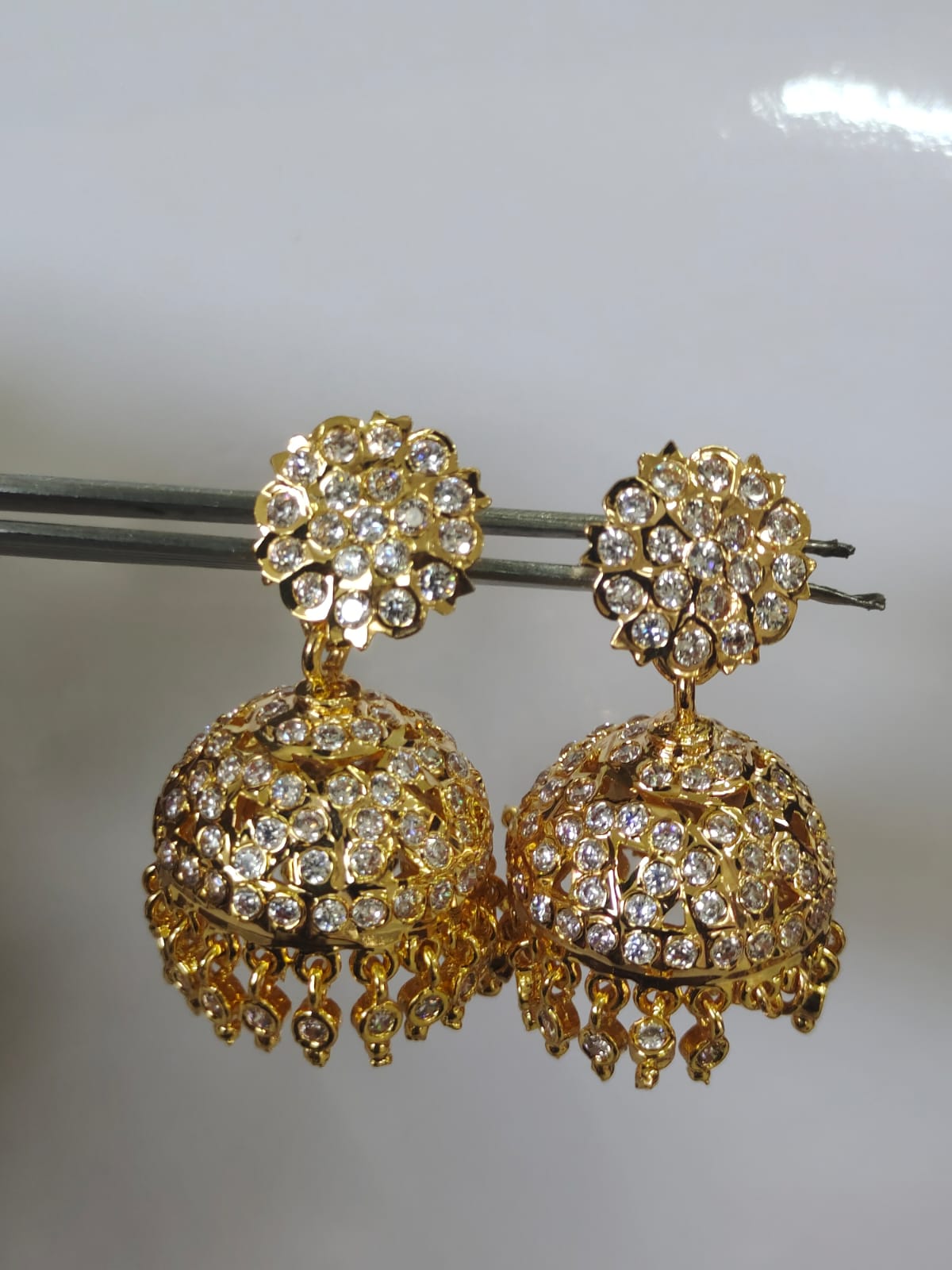 Panchaloha Impon Handmade Ruby  Jumki_38