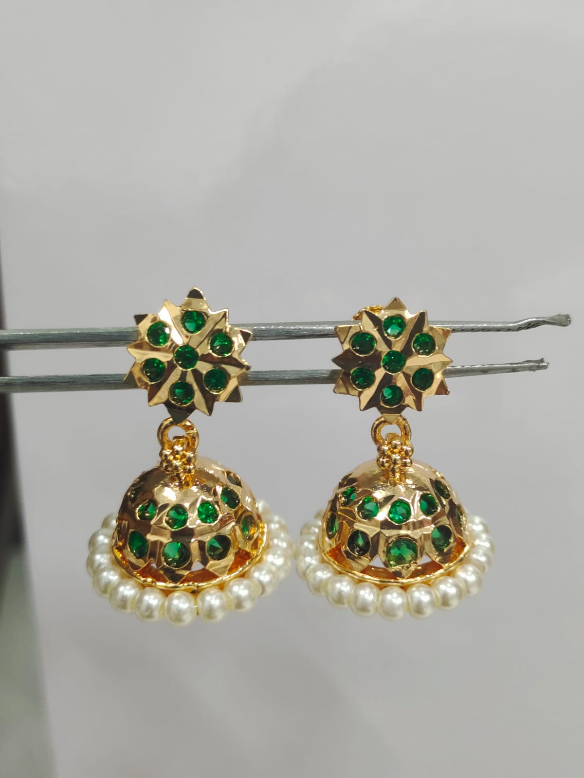 Premium Panchaloha Impon Big Stone Jumki_1