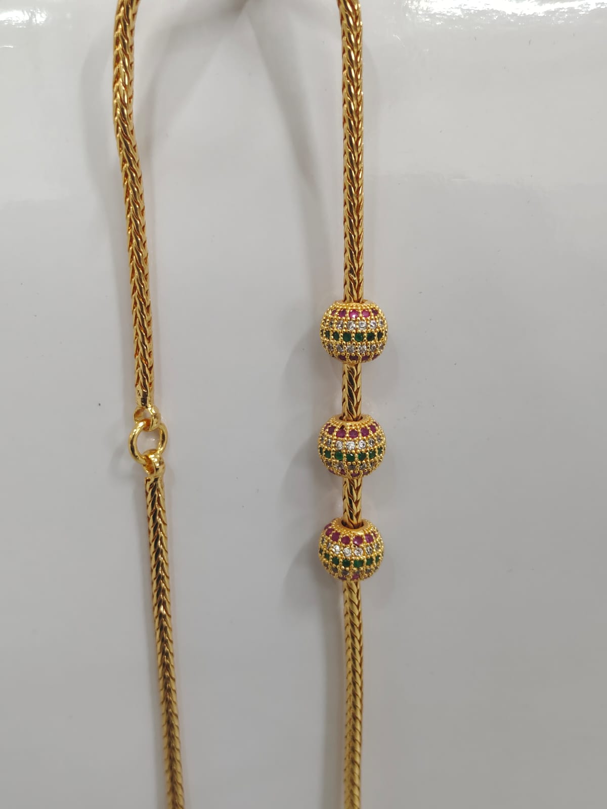 Premium Quality Panchaloha Impon Gold Dipped Chains_5